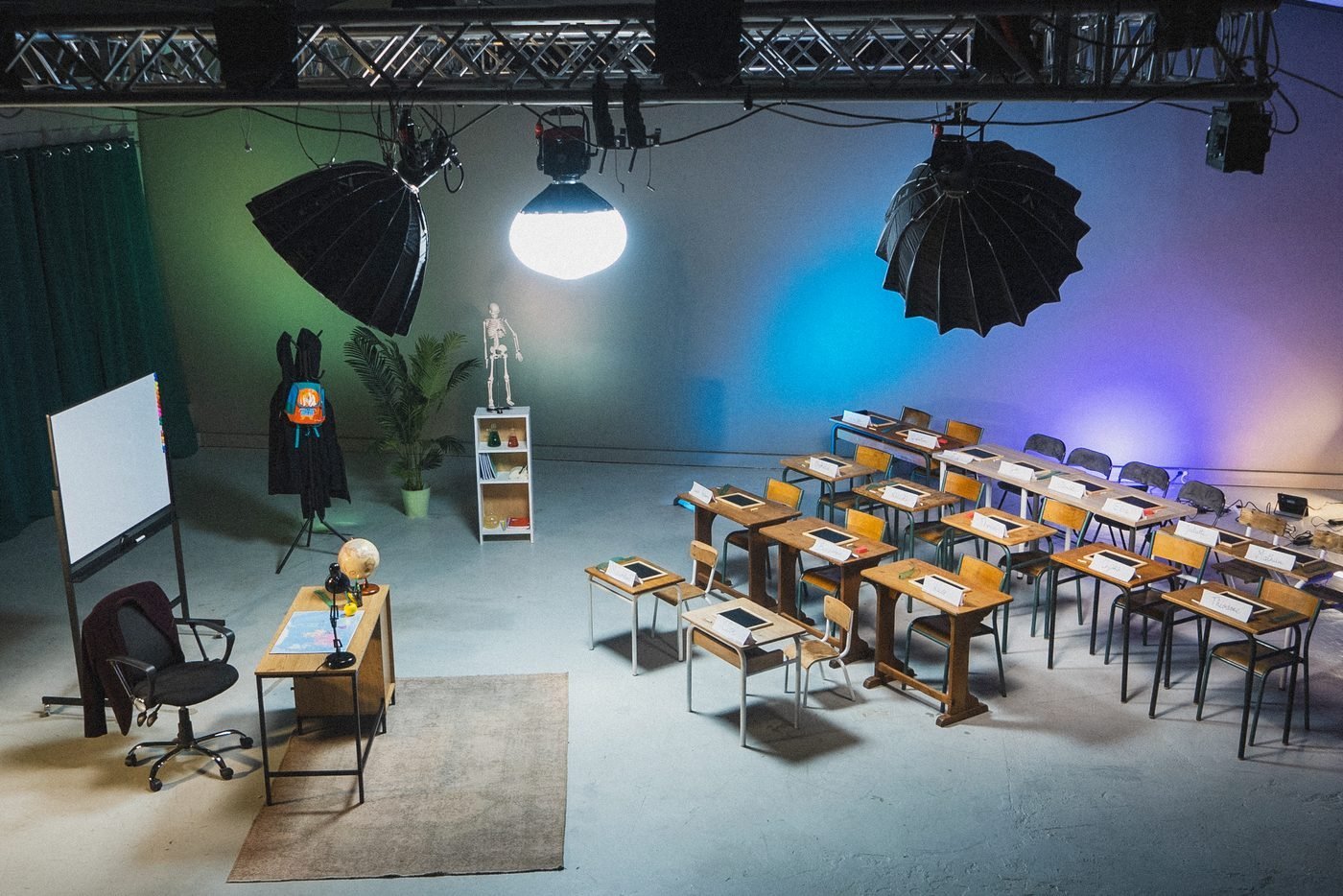 Plateau de tournage MG Prod