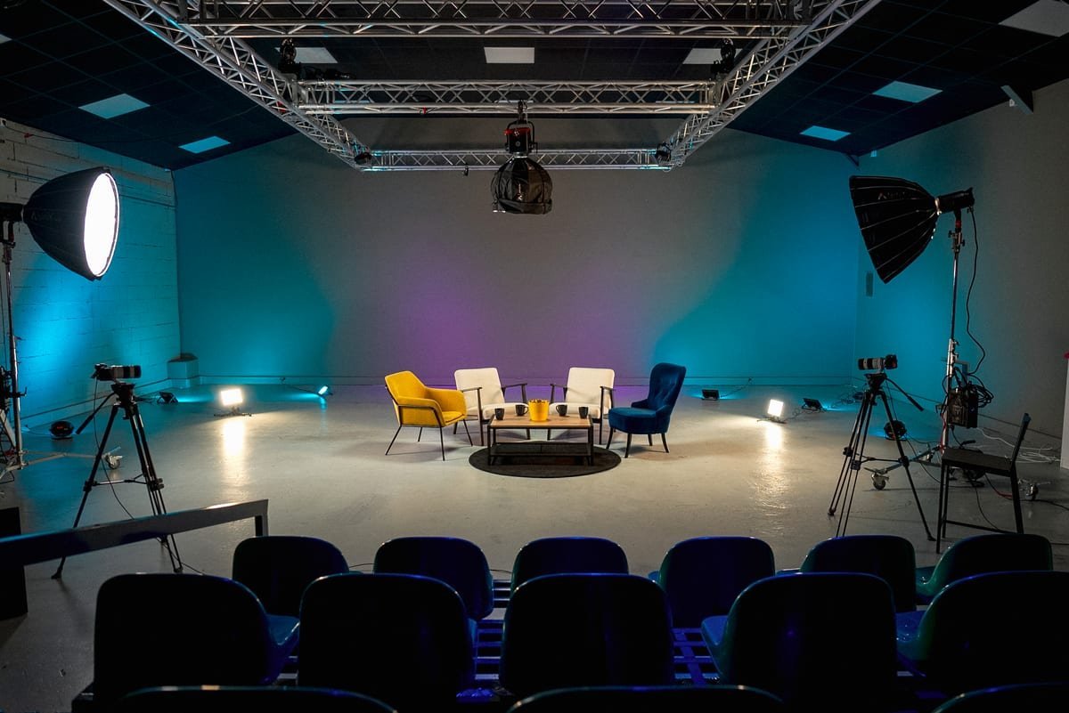 Le Rectangle, plateau de tournage